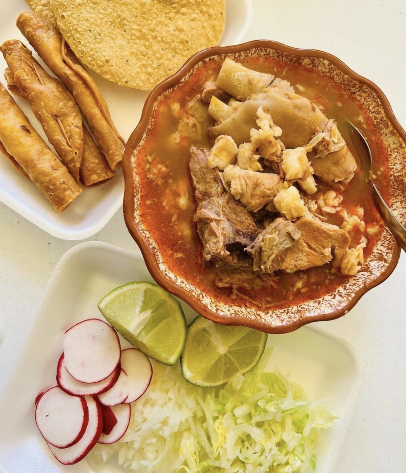 Pozole at Tortas Ahogadas Guadalajara